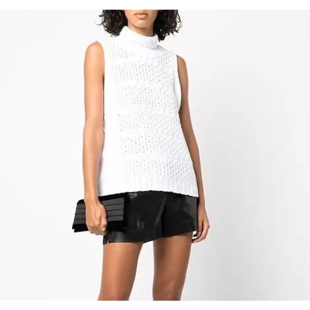 NWT RtA Judy Cotton Sleveless Knit Top